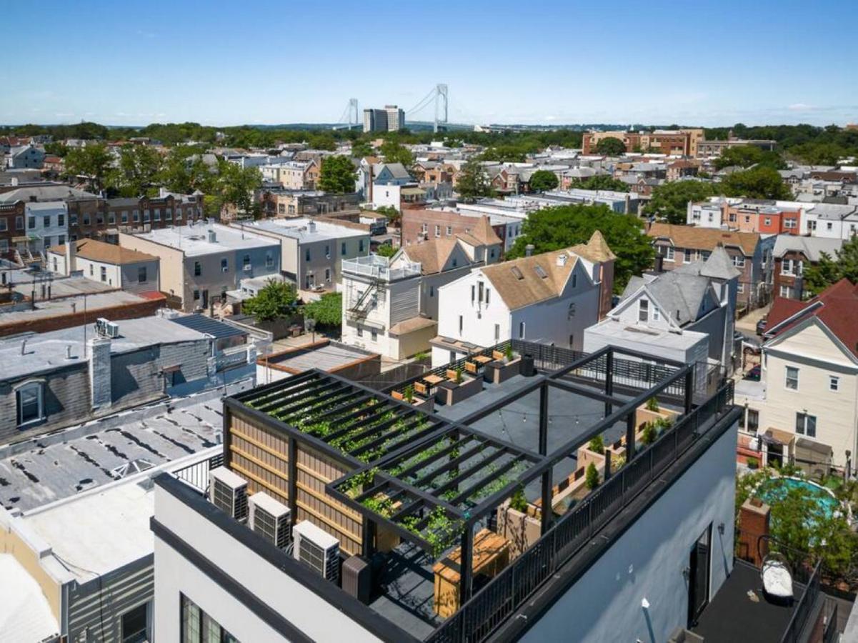Nyc Skyline Views, Sauna & Rooftop - Romantic Escape At "Brooklyn Bay Lofts" Нью-Йорк Экстерьер фото