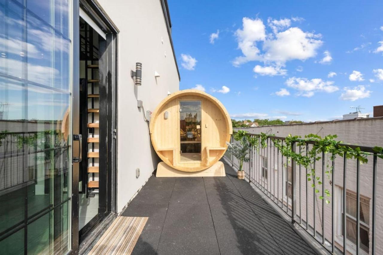 Nyc Skyline Views, Sauna & Rooftop - Romantic Escape At "Brooklyn Bay Lofts" Нью-Йорк Экстерьер фото